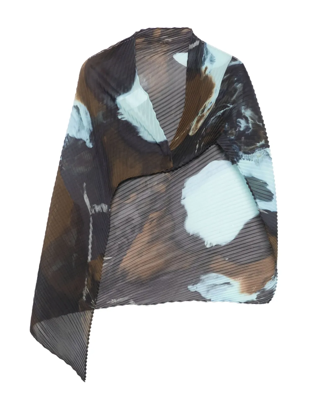 

Плиссированный шарф Homme Plissé Issey Miyake, коричневый