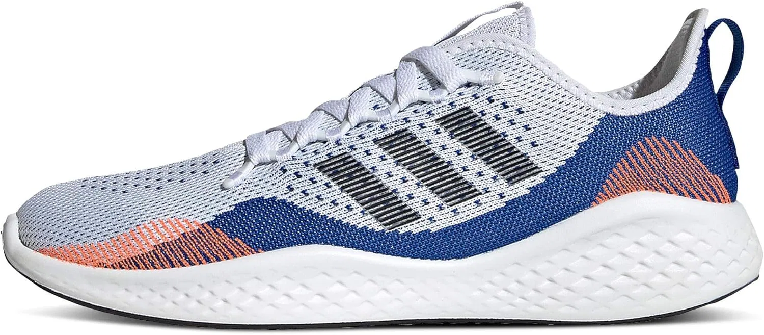 Кроссовки Adidas Herren Fluidflow 2.0, White Black Blue Ftwbla Negbás Azurea — фото 3