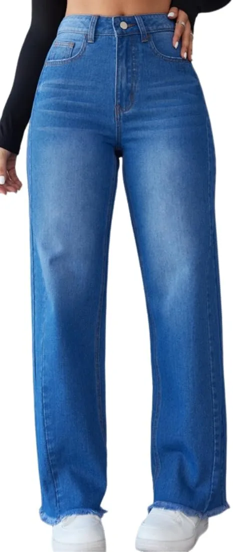 

Женские джинсы Wide Leg Mid-Rise Lexamen