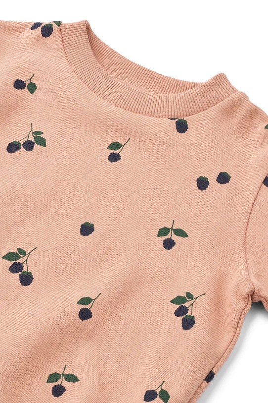 Детская хлопковая толстовка Thora Printed Sweatshirt Liewood, оранжевый — фото 4