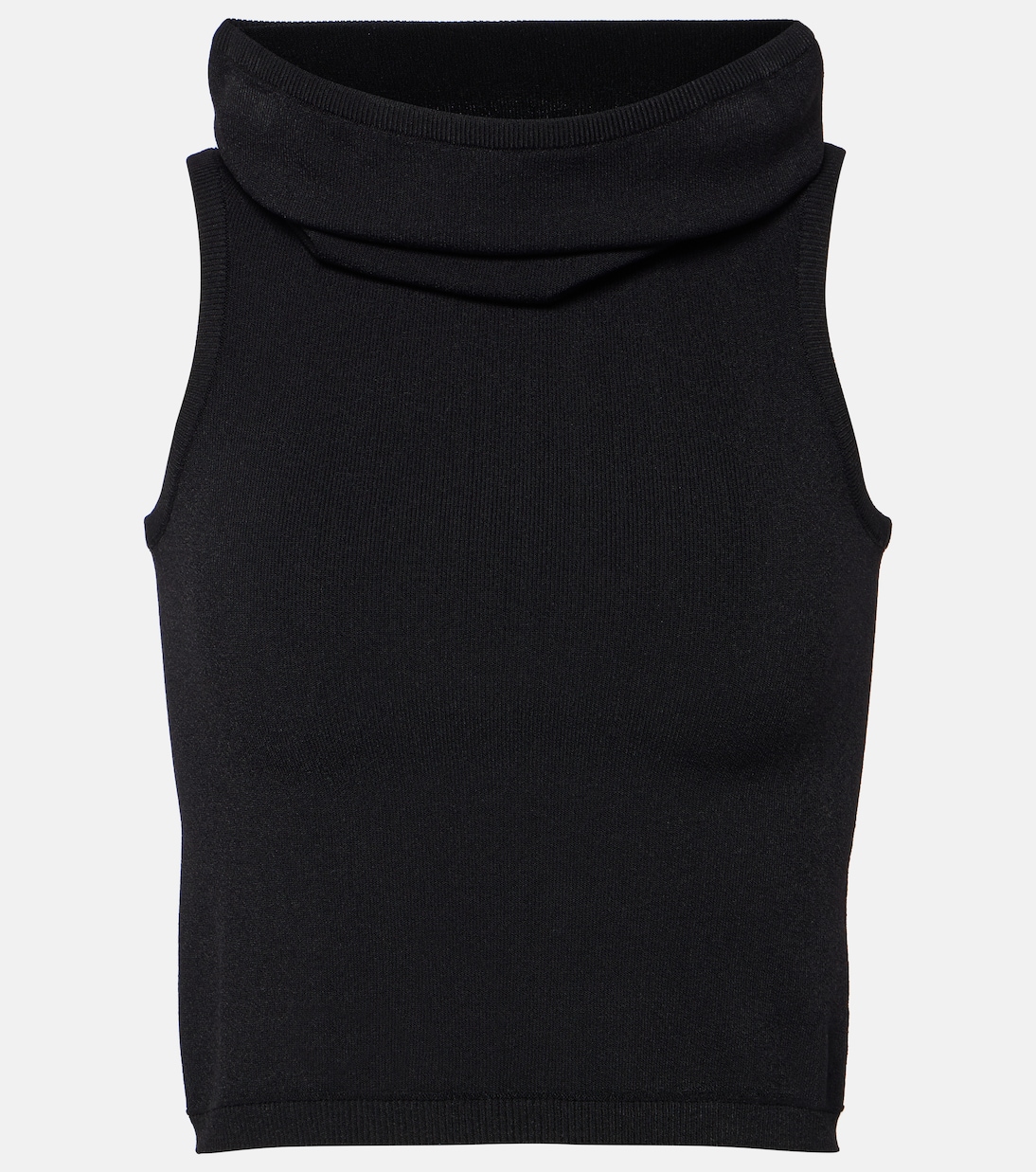 

Капюшон-топ с коротким рукавом Alaïa, Noir Alaia