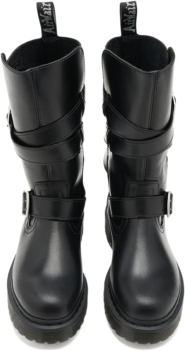 Ботинки Dr. Martens унисекс для взрослых с анистоноподобным ремешком, Black — фото 2