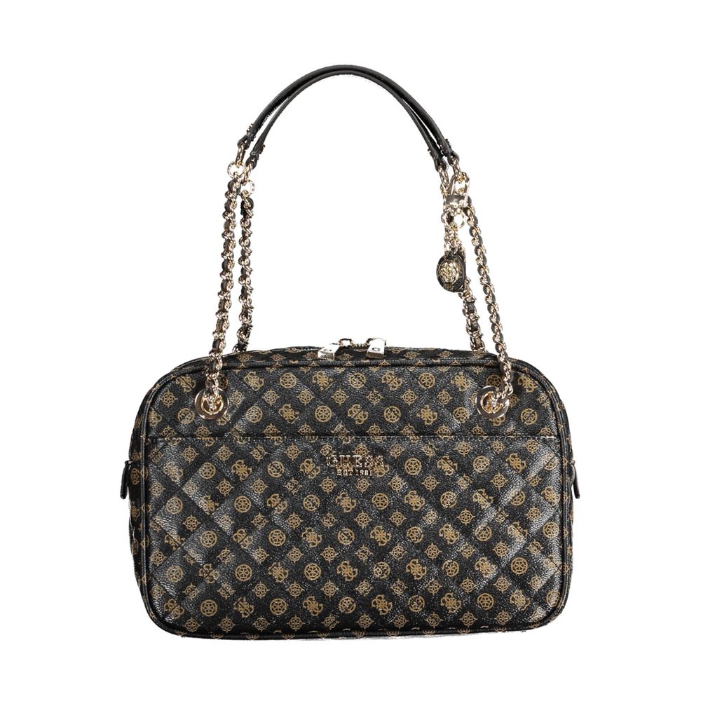 

Коричневая полиэтиленовая сумка Guess Shoes, коричневый