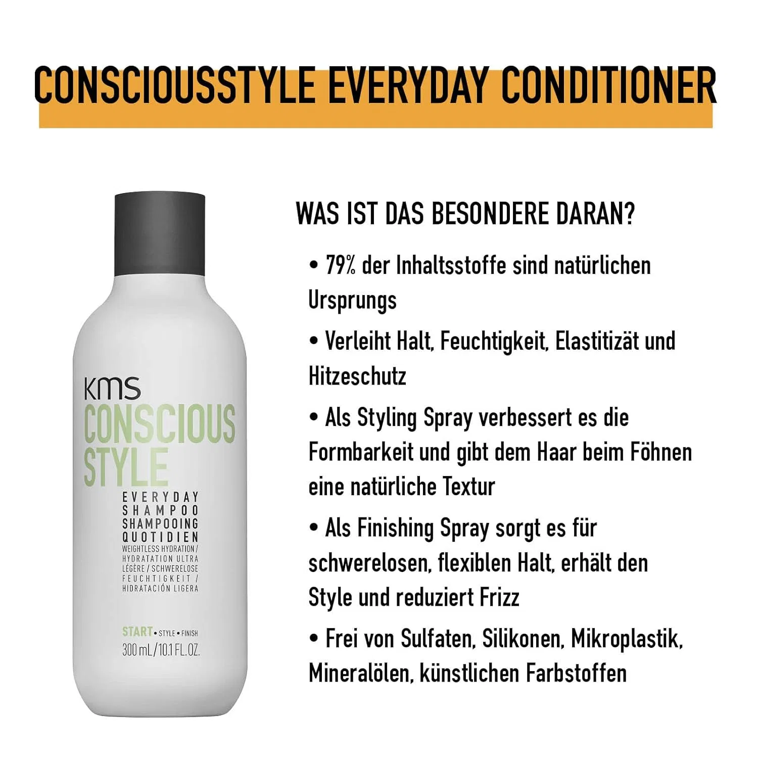 Кондиционер Conscious Style Everyday для нормальных и тонких волос от KMS — фото 2