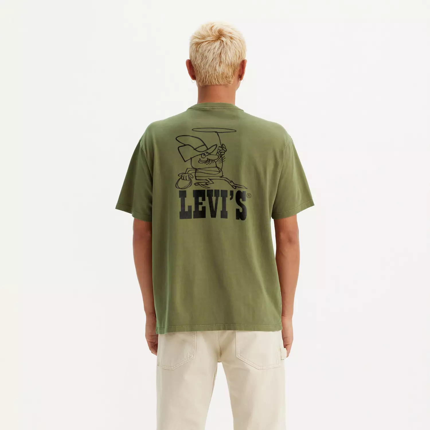 

Футболка с графичным дизайном в винтажном стиле Levi's, зеленый