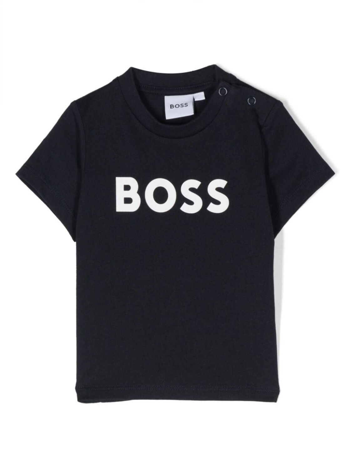 

BOSS Kidswear футболка с логотипом, синий