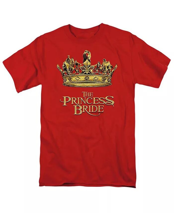 

Мужская футболка Crown с коротким рукавом для взрослых Princess Bride, красный