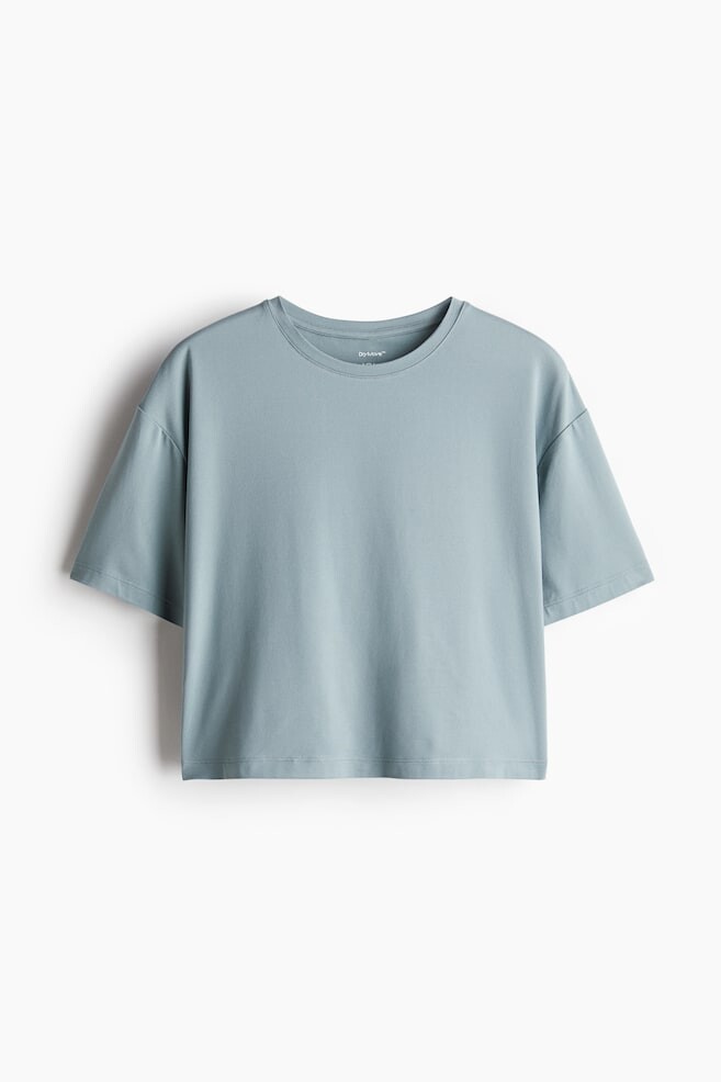 

Спортивная рубашка свободного кроя с технологией DryMove H&M, бирюзовый