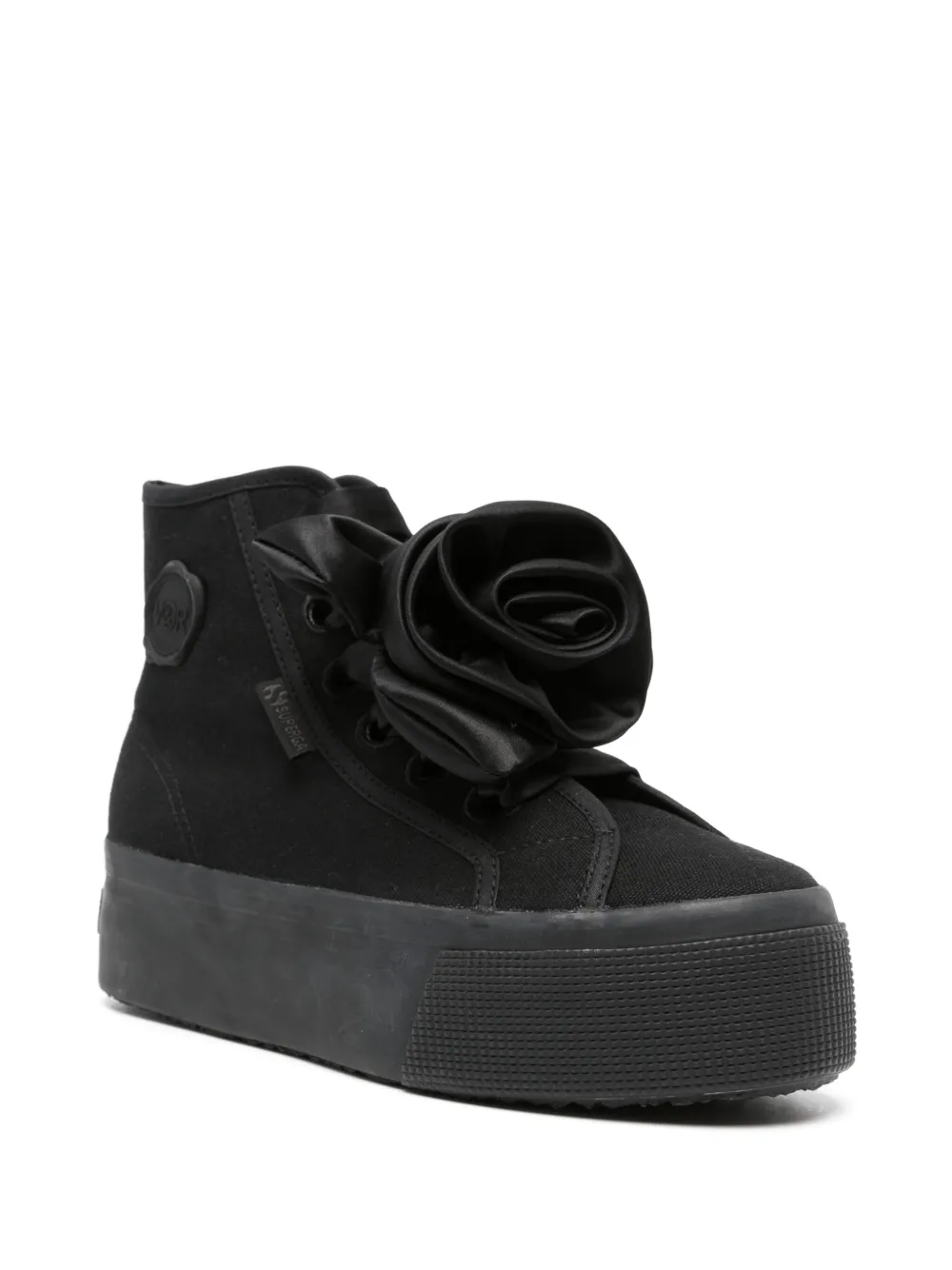 Высокие кеды из коллаборации с Superga Viktor & Rolf, черный — фото 2