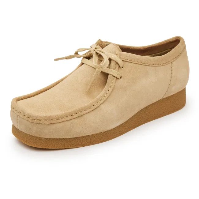 Мужские водонепроницаемые ботинки Wallabee Evo цвета клён от Clarks