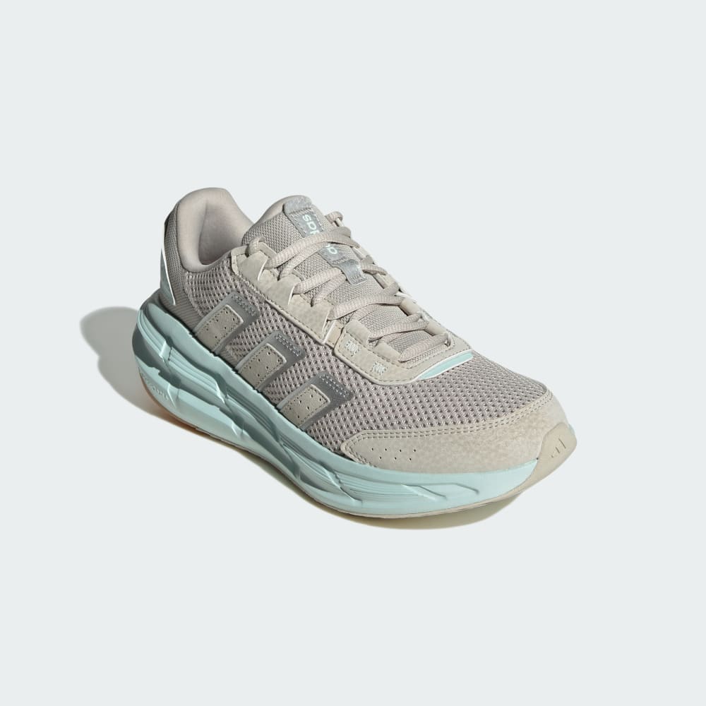 Кроссовки Adidas Astrastar Shoes, цвет Beige/Silver Metallic/Halo Mint — фото 4