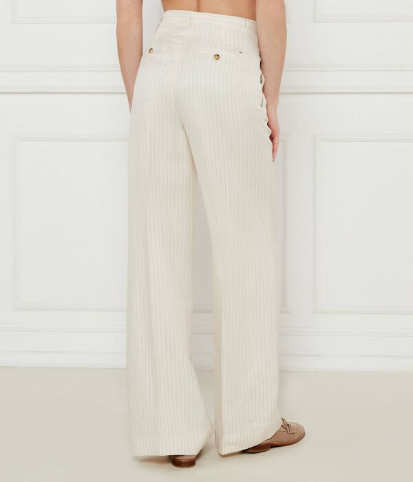 Брюки Flare fit Tommy Hilfiger, экрю — фото 3
