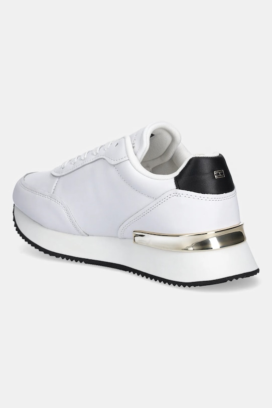 Кожаные кроссовки Chic Fashion Runner Tommy Hilfiger, белый — фото 3