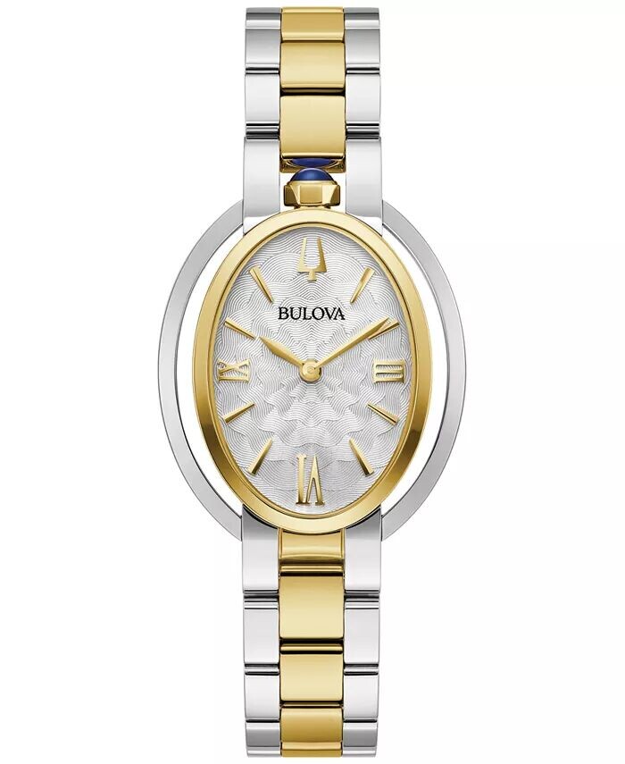 

Женские двухцветные часы-браслет Rubaiyat из нержавеющей стали, 29 мм Bulova