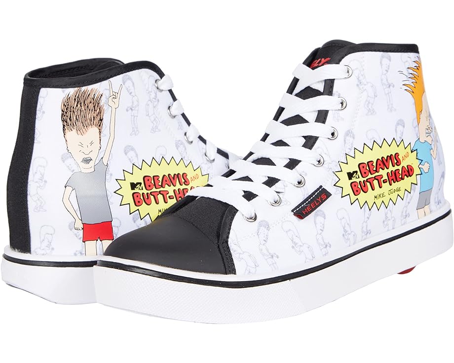 

Кроссовки Heelys Hustle Beavis and Butthead, цвет White/Black