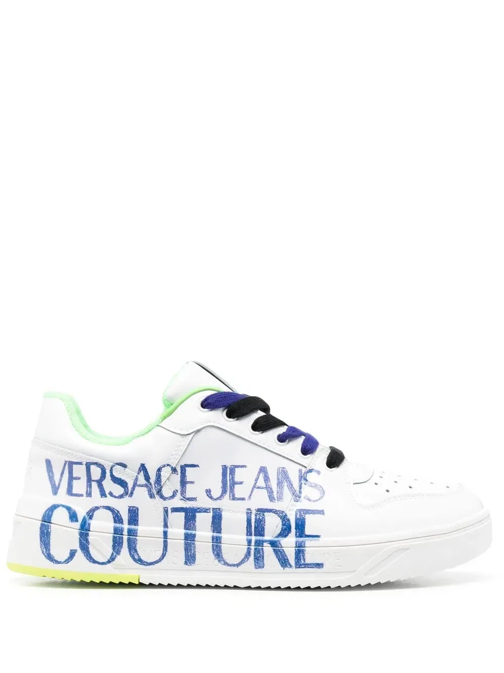 Низкие кроссовки с логотипом Versace Jeans Couture, белый