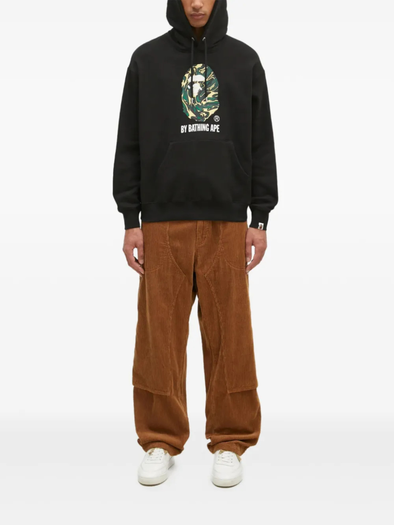 

Толстовка с капюшоном BATHING APE с камуфляжным принтом A Bathing Ape, черный
