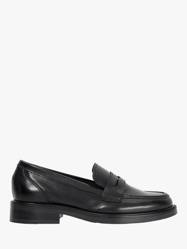 Кожаные лоферы Giya широкой полноты Dune London, Black