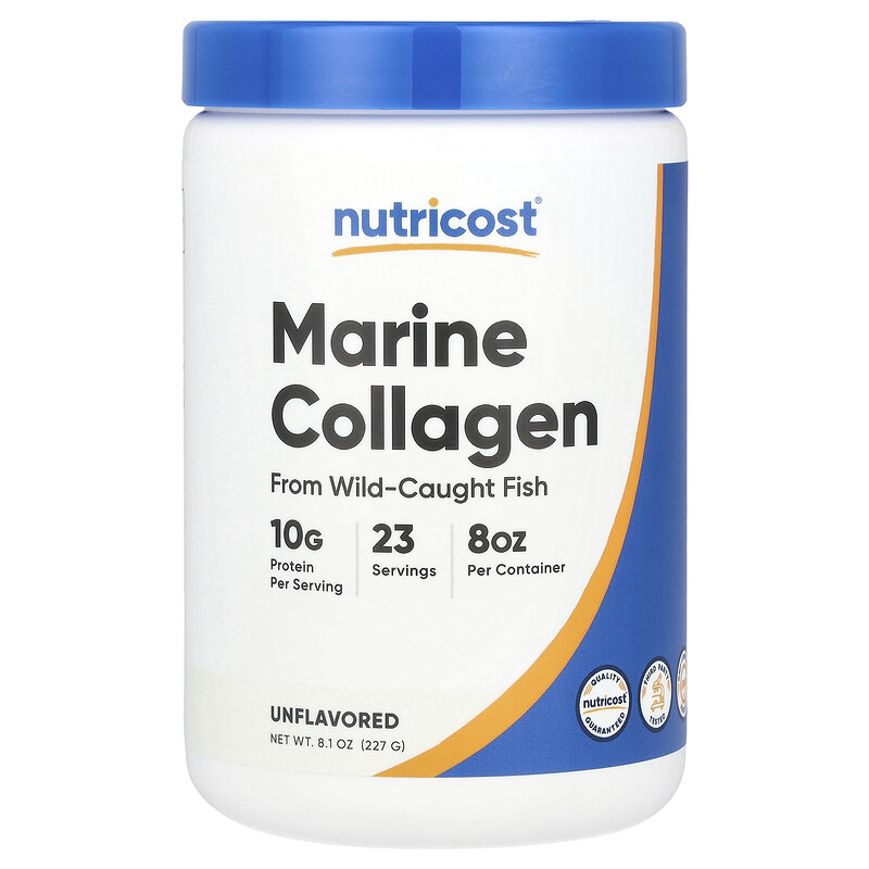 

Nutricost, Морской коллаген из дикой рыбы, без добавок, 227 г (8,1 унции)
