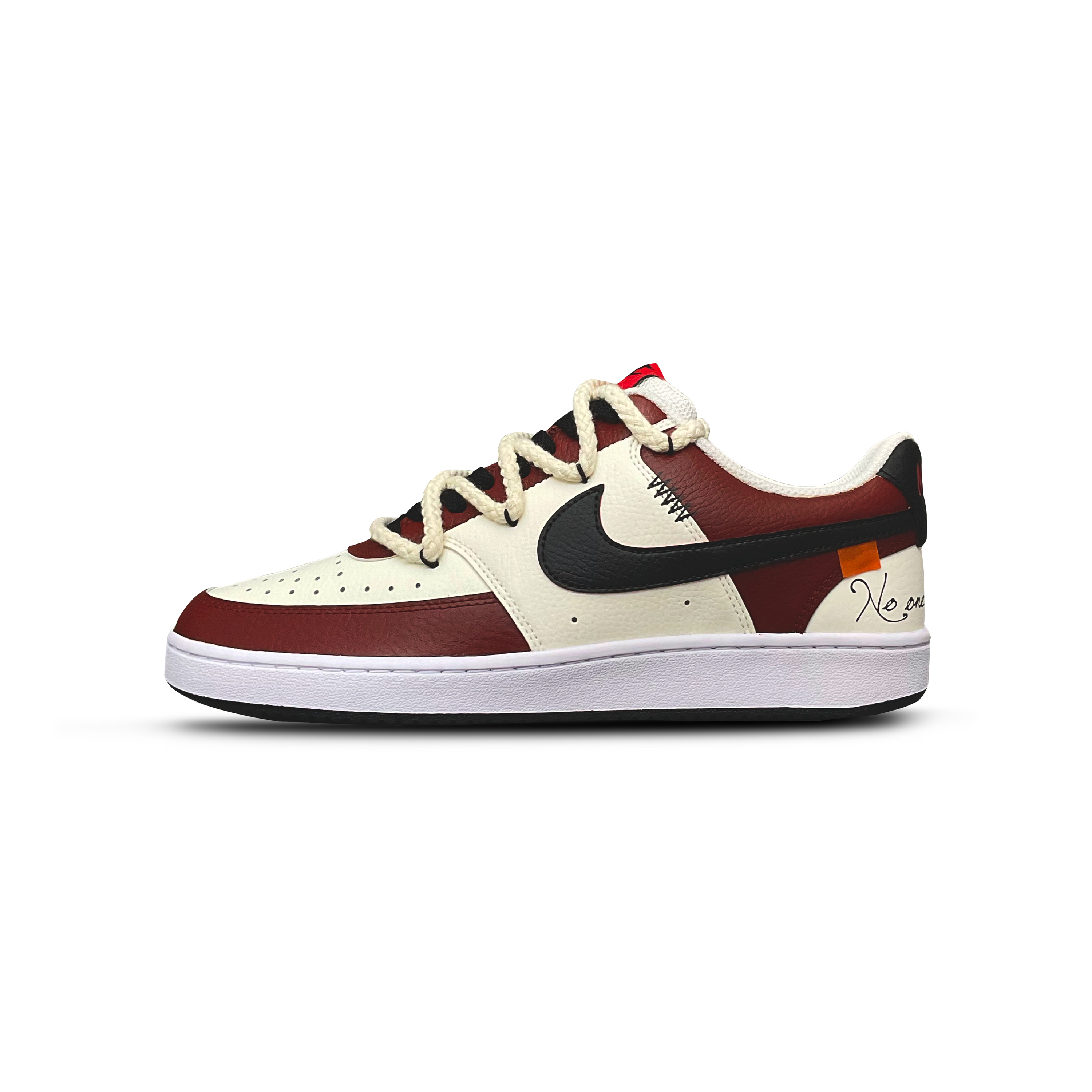 

Nike Кроссовки для скейтборда Court Vision 1 Tower Rabbit, износостойкие, низкие, мужские, красные, белые
