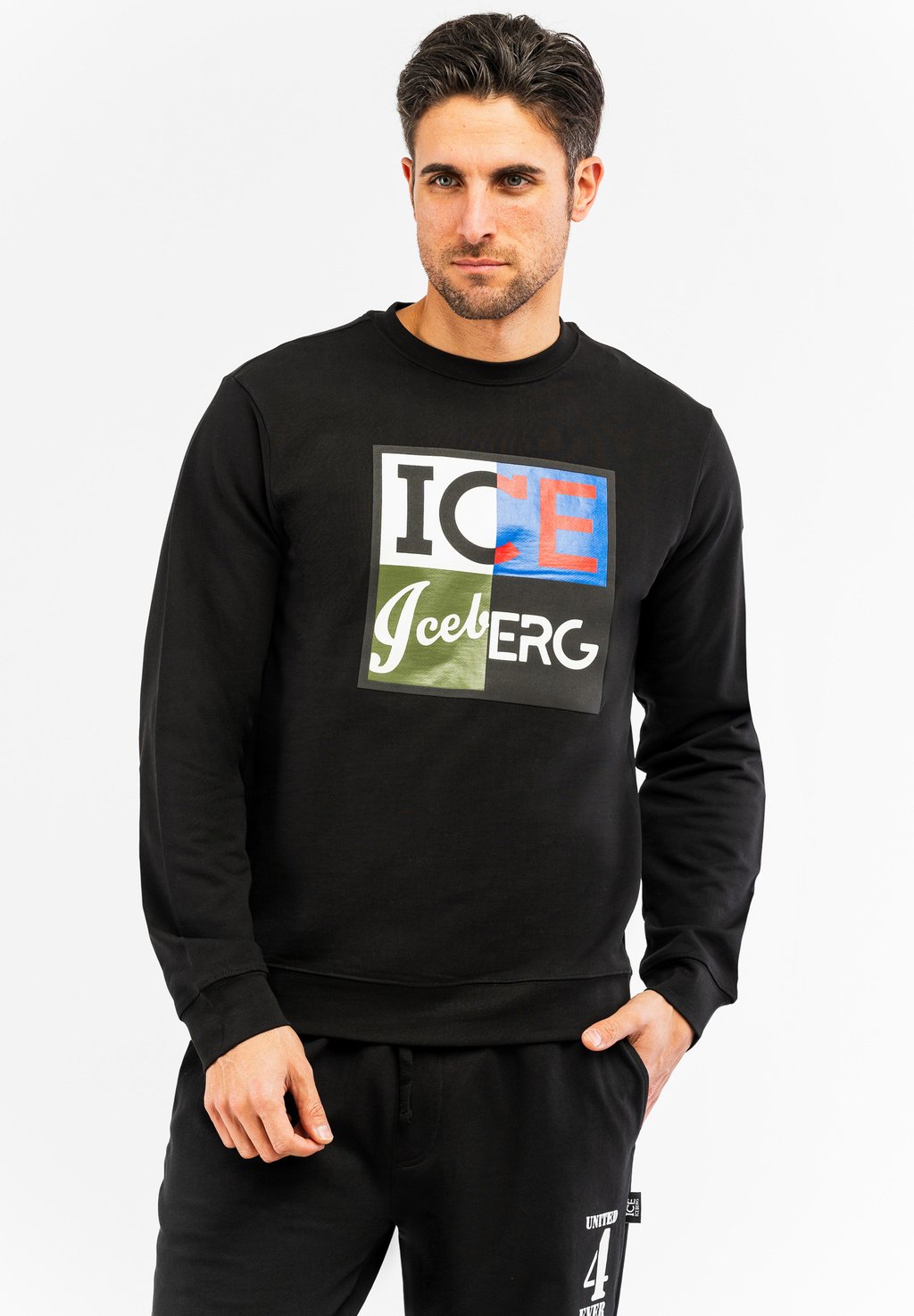 

Толстовка ROUNDNECK WITH BIG ICE ICEBERG, черный