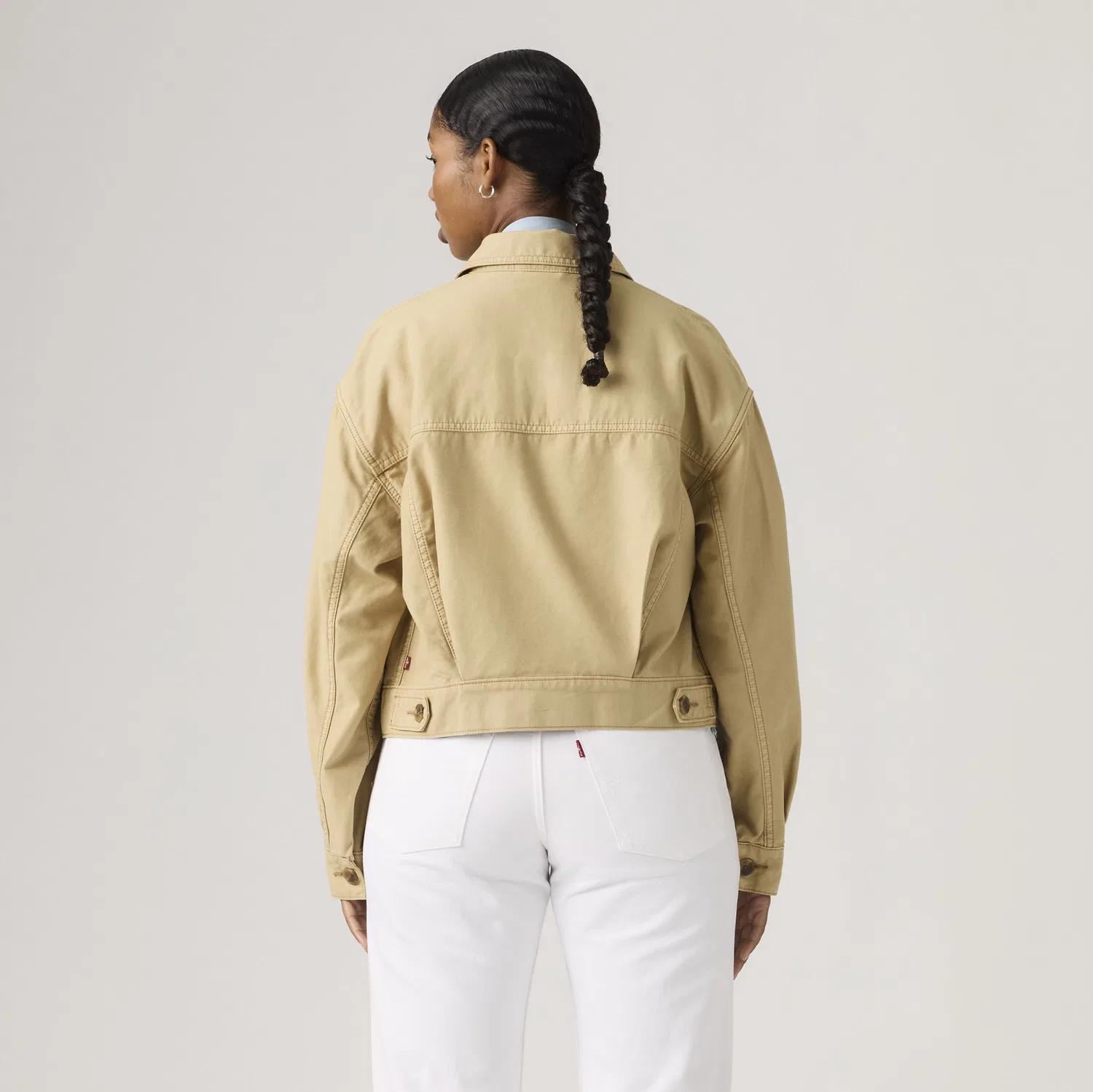 Укороченная куртка Marlowe Cropped Utility Heritage Jacket Levi's — фото 4