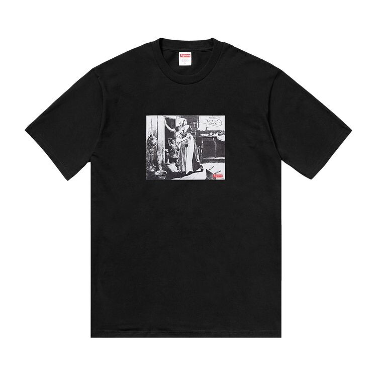 

Футболка Supreme x Mike Kelley Hiding From Indians Tee Black, черный