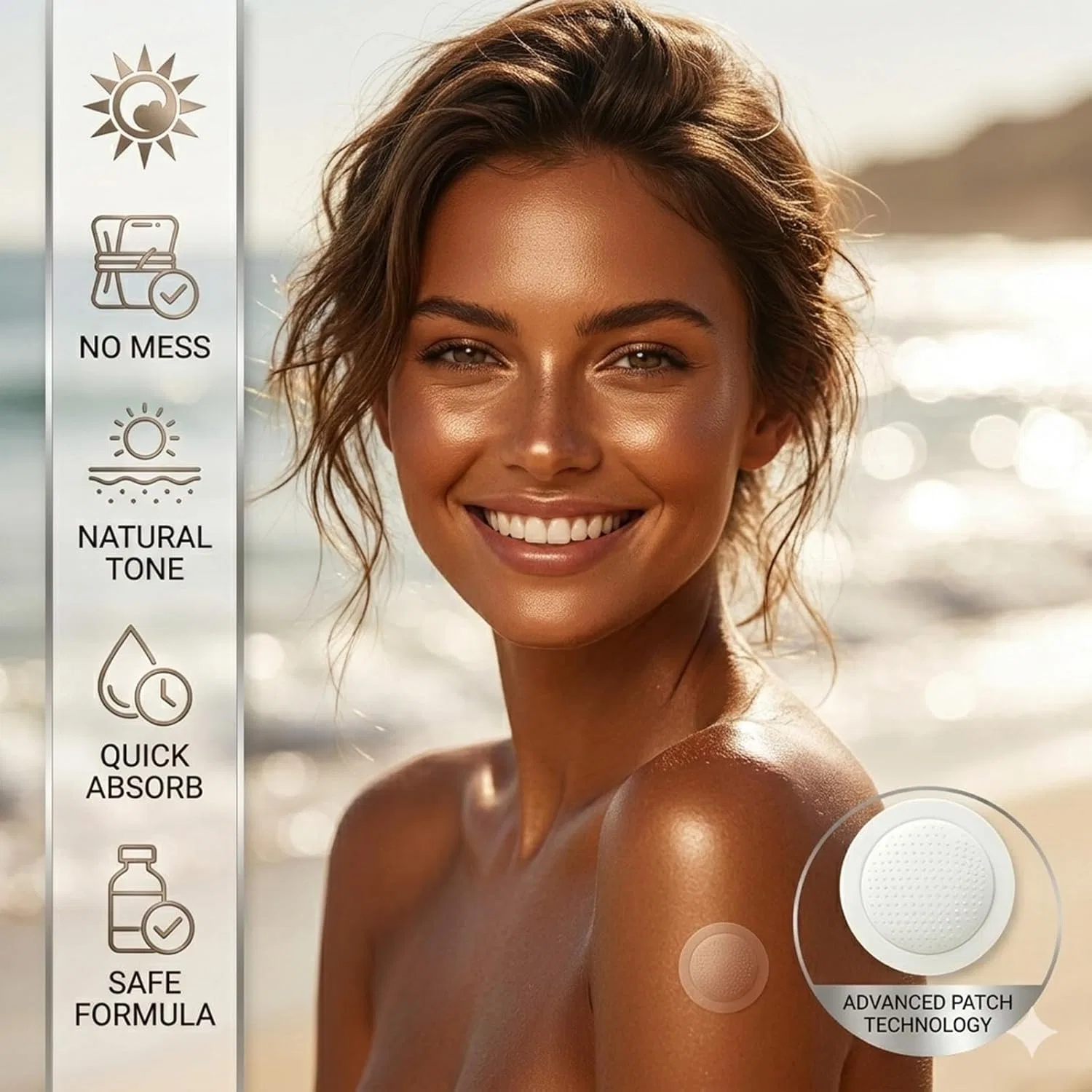 Микроигольчатые патчи для автозагара Sun-Free Glow Generic, 1Pc — фото 3