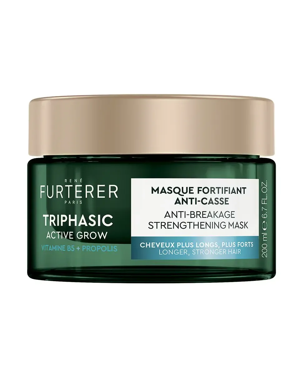 Укрепляющая маска против ломкости Triphasic Active Grow René Furterer