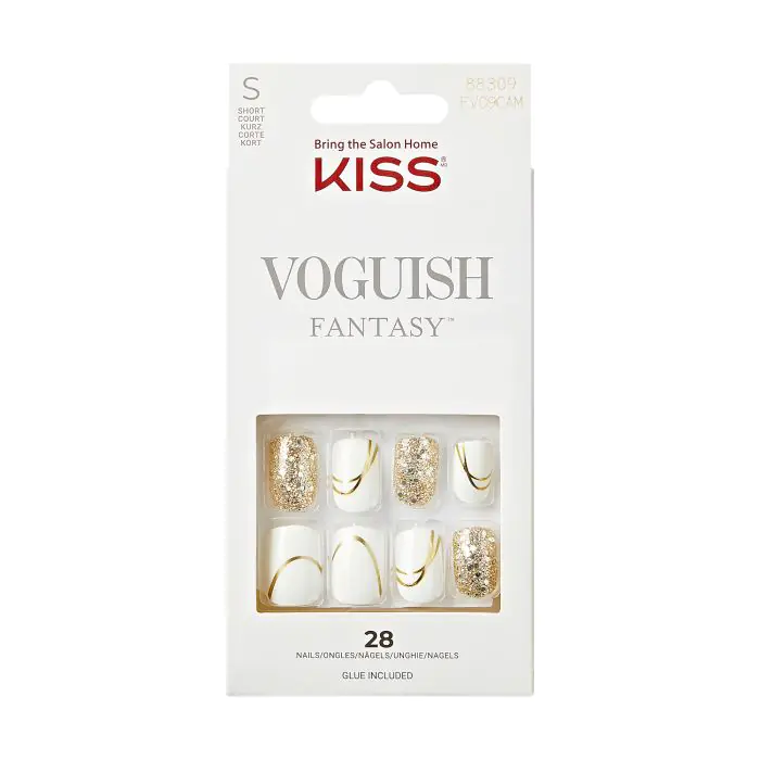 

Накладные ногти vogish fantasy uñas postizas Kiss, цвет glam glow