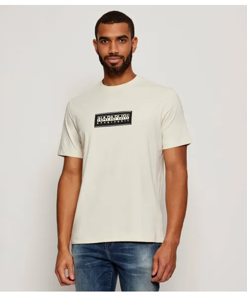 

Футболка Regular fit Napapijri, бежевый