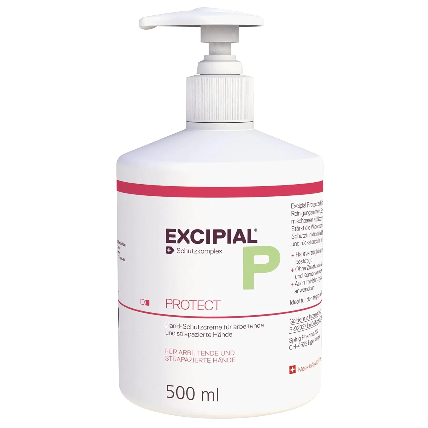 Защитный крем для рук Excipial Protect от Galderma, 500 мл Excipial