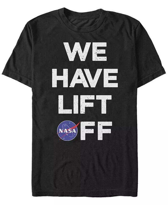 

Мужская футболка NASA We Have Lift Off с коротким рукавом Fifth Sun, черный