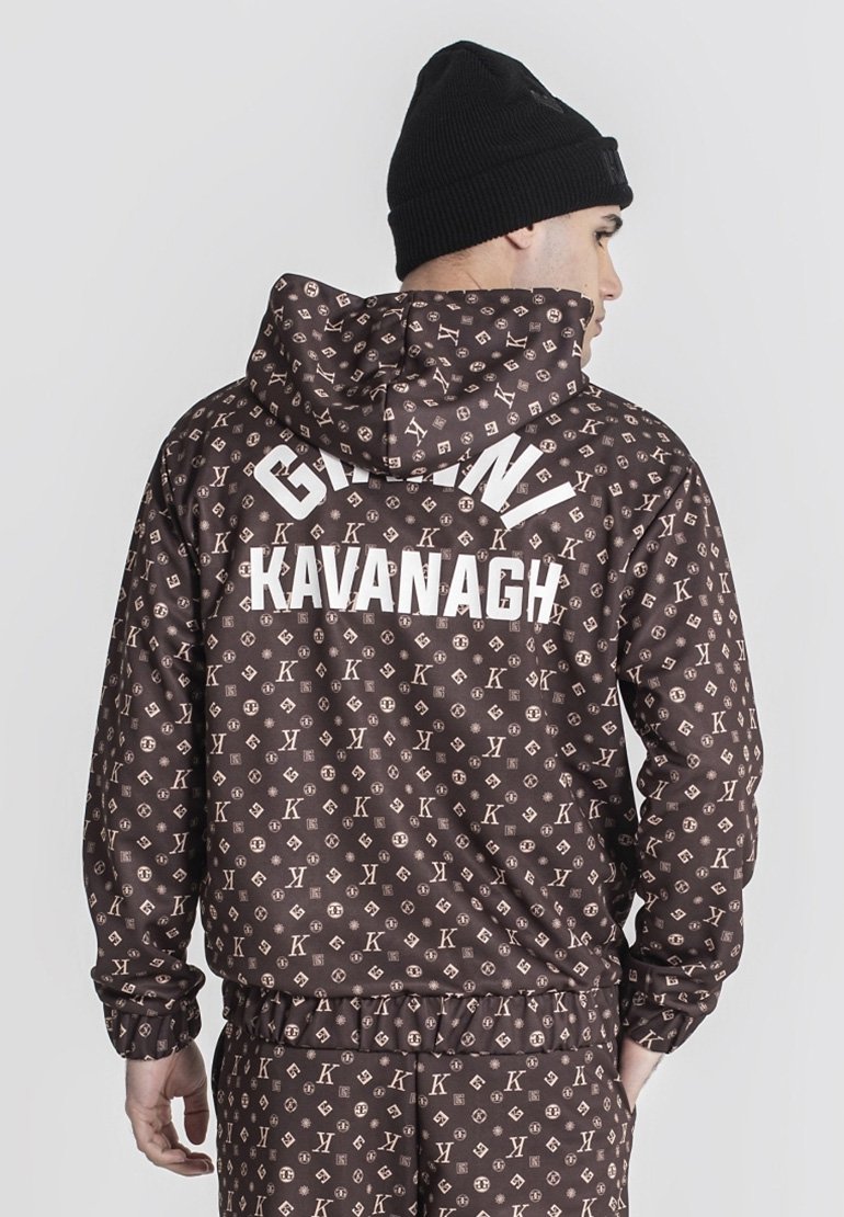 

Куртка Gianni Kavanagh ZIP LOGOMANIA HOODIE, Brown