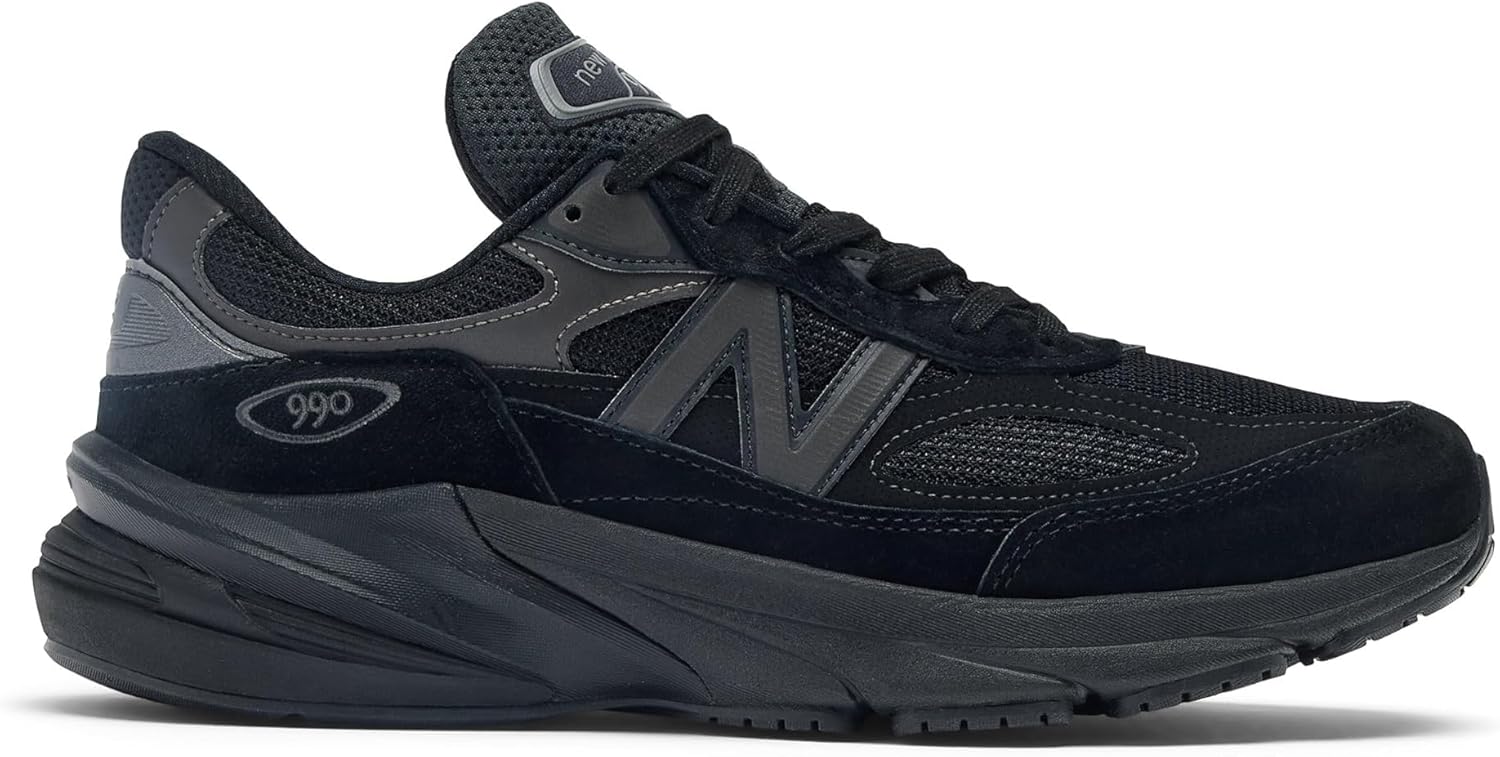 Кроссовки New Balance Unisex Adult 990v6, сделано в США, черный — фото 4