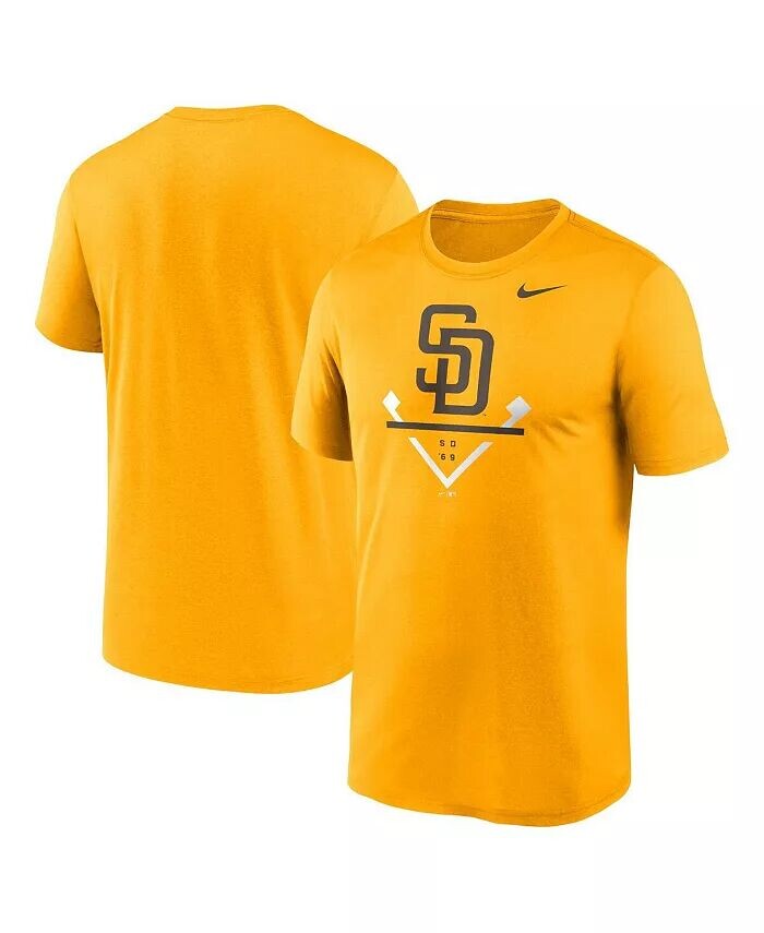 

Мужская золотая футболка San Diego Padres Icon Legend Nike