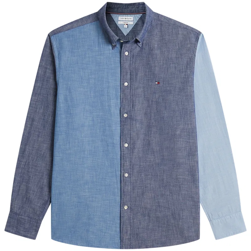 Рубашка повседневная Tommy Hilfiger Navy Multicolor