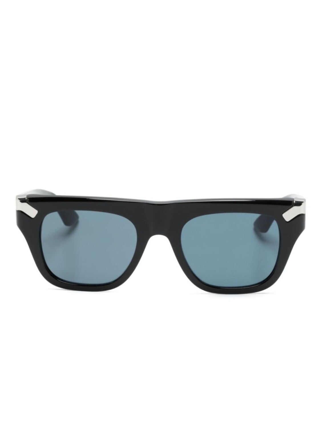 

Alexander McQueen Eyewear солнцезащитные очки в квадратной оправе, черный