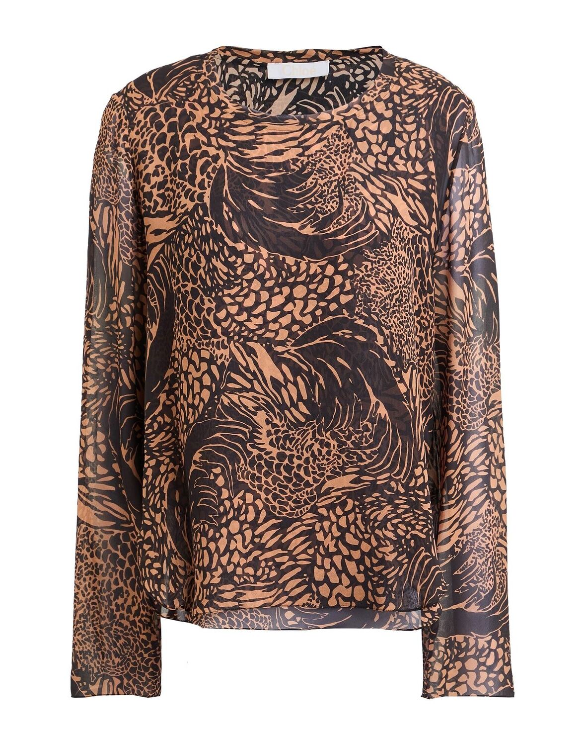 

Топ Chloé, хаки