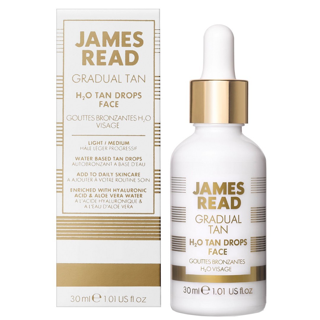 Средство для загара gradual tan face h2o tan drops James Read, объем 30 мл — фото 2
