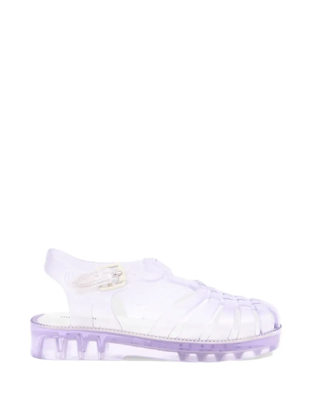 Сандалии с застежкой-пряжкой и ремешком для ношения Mini Melissa, нейтральный — фото 2