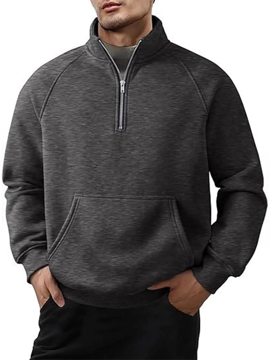 

Поло с воротником стойкой и молнией на 1/4 ZGHQHCDRH