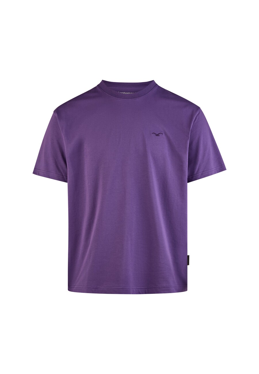 

Рубашка Cleptomanicx Boxy Tee Ligull Boxy Crop, фиолетовый