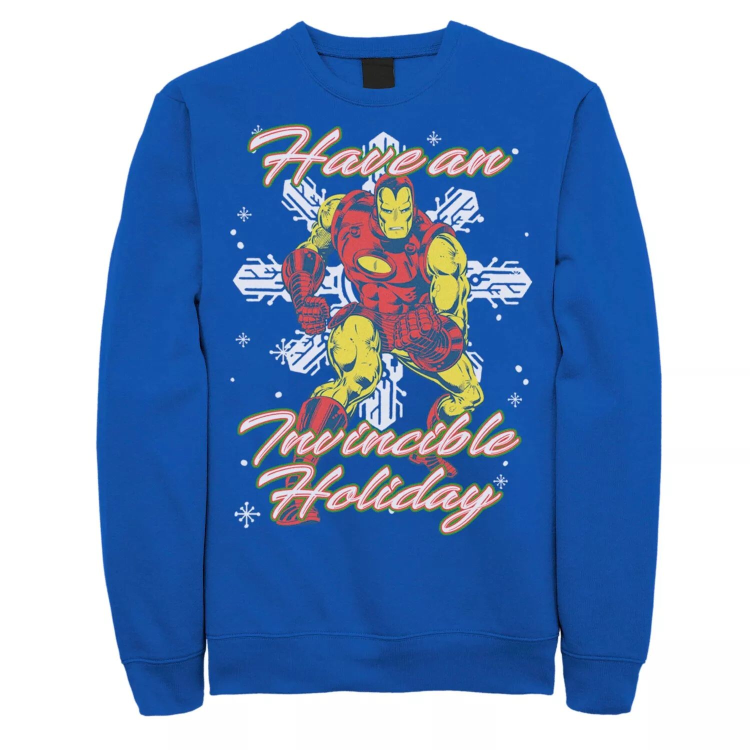 

Мужской рождественский свитшот Iron Man Have An Invincible Holiday Marvel