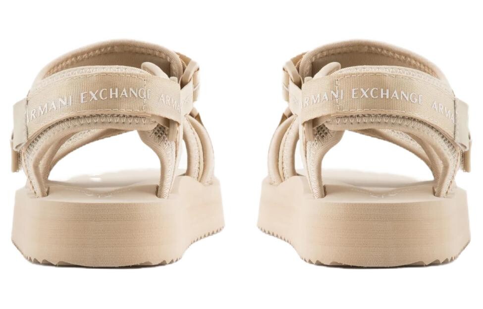Пляжные сандалии мужские коричневый Armani Exchange — фото 4