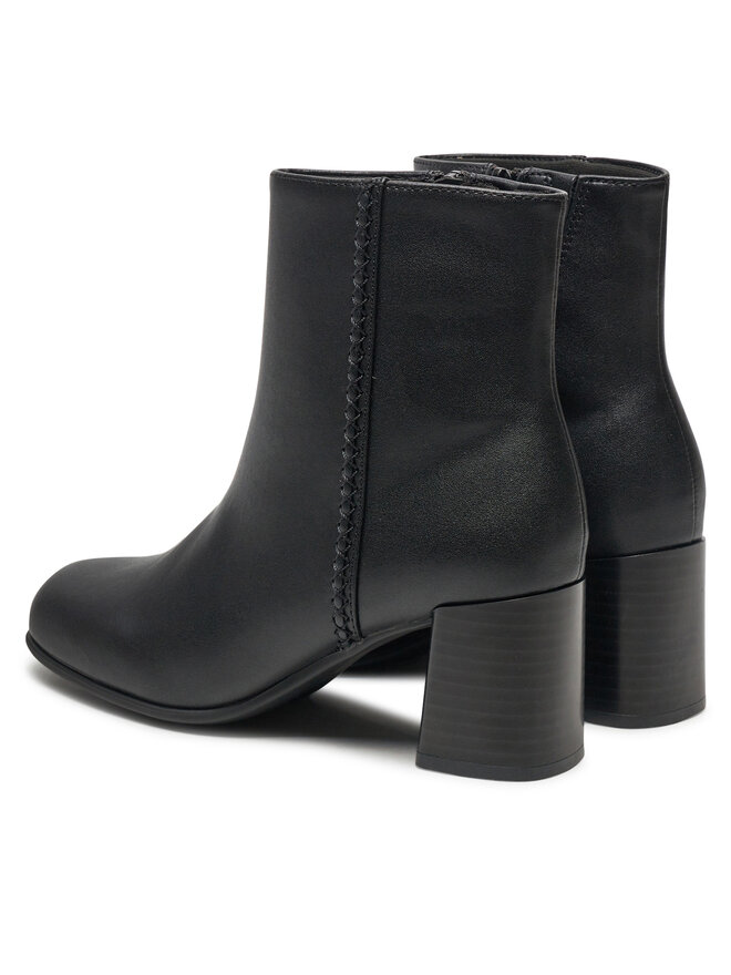 Ботильоны на блочном каблуке Clarks, черный — фото 4