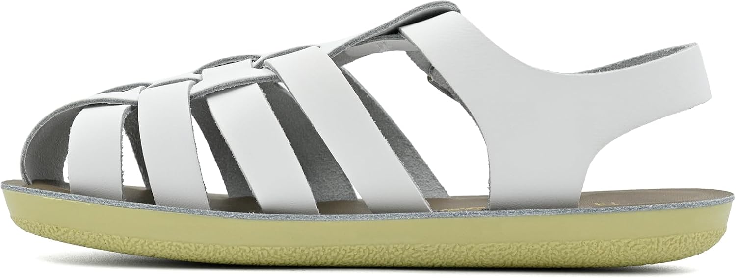 Кожаные сандалии для малышей Sun-San Sailor Salt Water Sandals, белый — фото 3