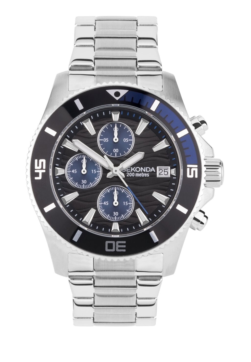 

Хронограф PACIFIC WAVE 42MM WITH ROUND Sekonda, серебристый