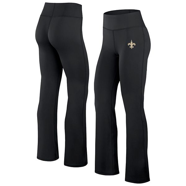 

Женские брюки-легинсы Fanatics Black New Orleans Saints Maxed Out Flare Fanatics Brands - White Label