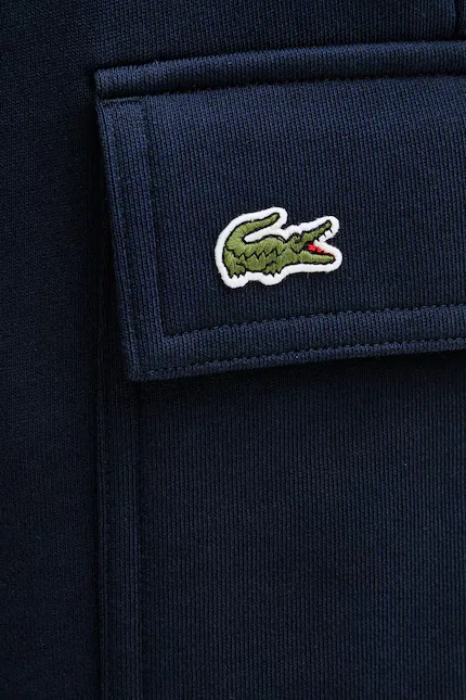 Шорты спортивные из мягкого хлопка Lacoste, синий — фото 4
